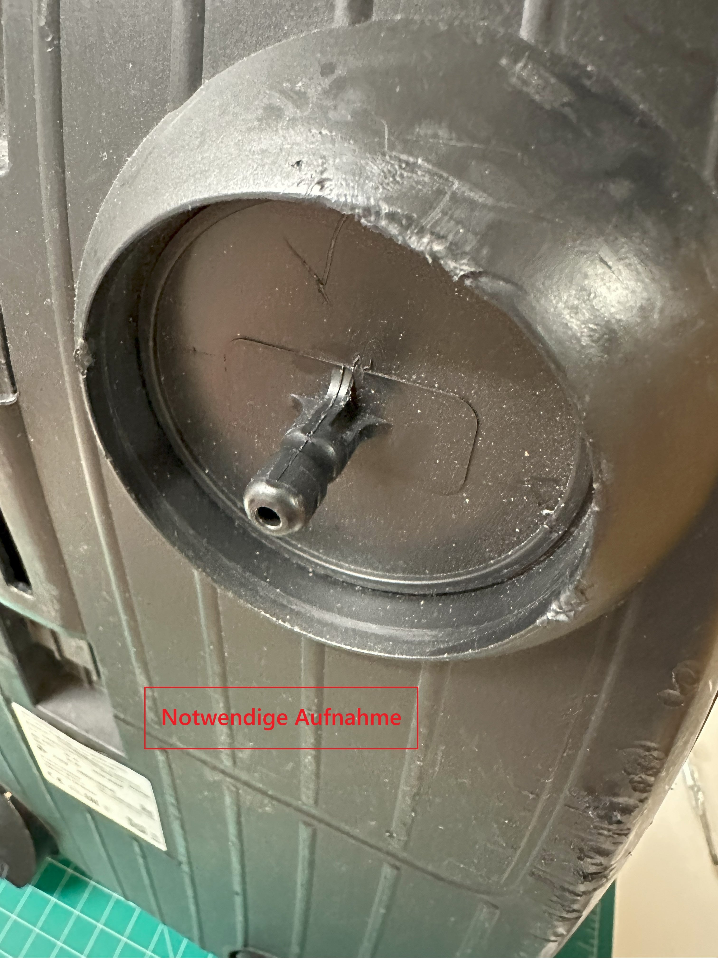 Staubsauger Rollen mit Aufnahme kompatibel mit Bosch, Siemens etc.